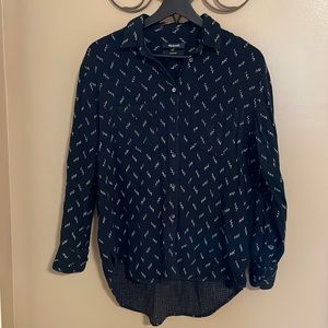 Madewell Oversized Ex-Boyfriend top